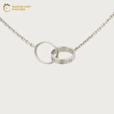 Cartier White Gold Love Necklace