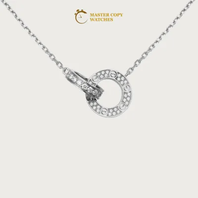 Cartier White Gold Love Necklace