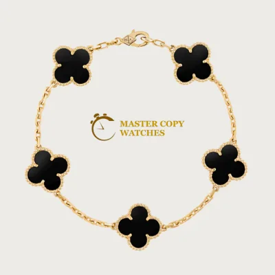 Vintage Alhambra Black Necklace