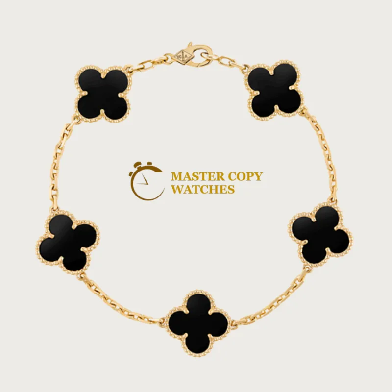 Vintage Alhambra Black Necklace