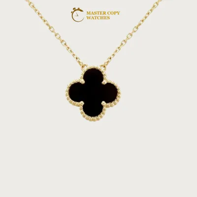 Vintage Alhambra Black Necklace