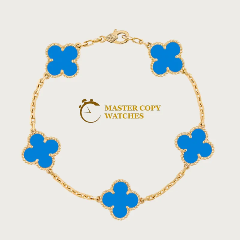 Vintage Alhambra Blue Necklace