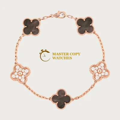 Vintage Alhambra Black Necklace