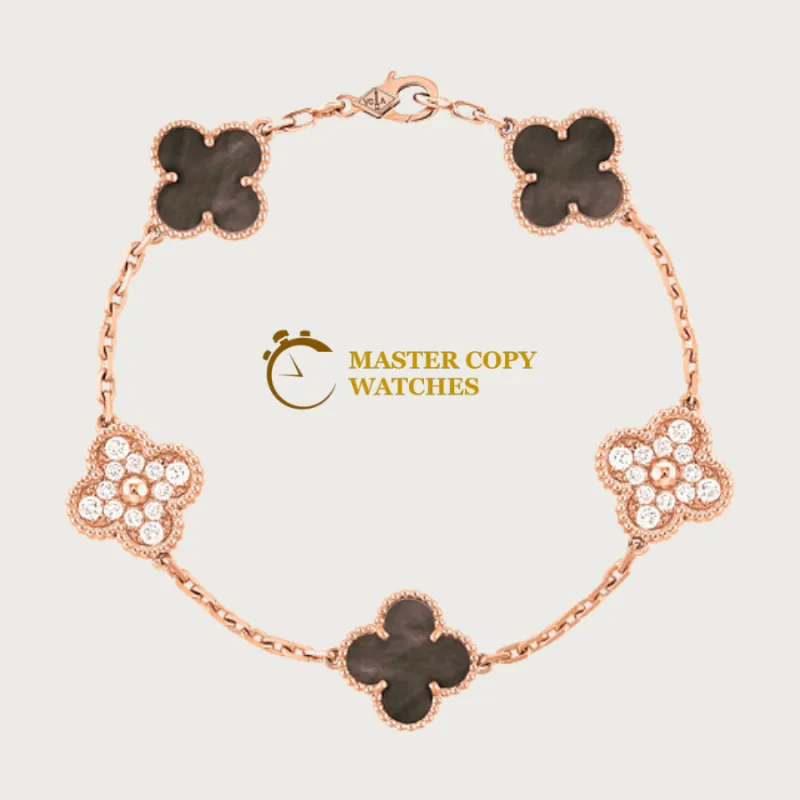 Vintage Alhambra Black Necklace