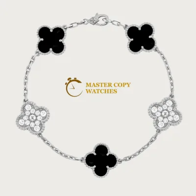 Vintage Alhambra Black Necklace