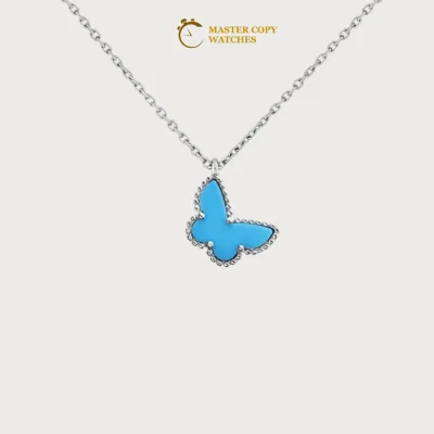Vintage Alhambra Blue Necklace