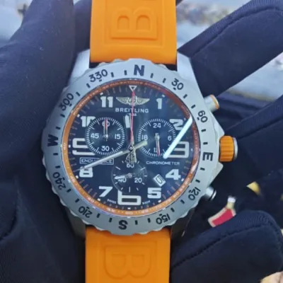 Breitling Endurance Pro Orange Breitlight Mens Watch