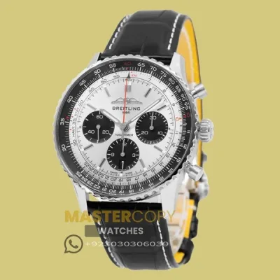 Breitling Navitimer B01 Automatic 43MM Silver Dial Men's Watch