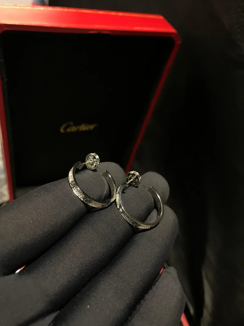Cartier Gold Hoop Earrings Replica