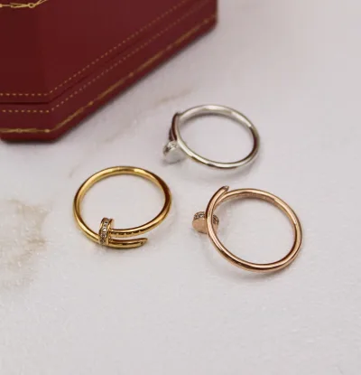 Shop Cartier Juste Un Clou ring in Dubai. Iconic nail-inspired design, luxury finish, and fast delivery across UAE. Bold elegance for every style.