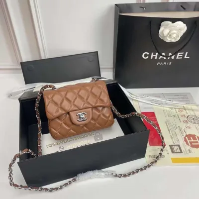 Chanel Brown Mini flap Bag