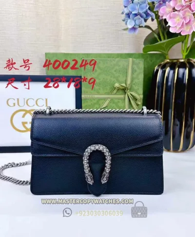 Gucci Dionysus Small Shoulder Bag Navy Blue