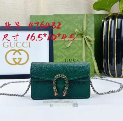 Gucci Dionysus Super Mini Shoulder Bag Green