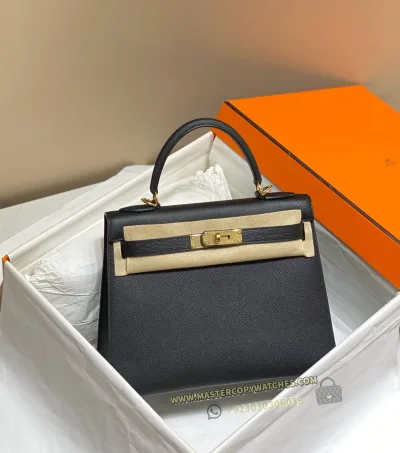 Hermes Kelly Epsom 25 Black