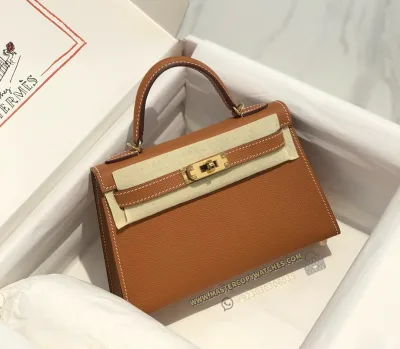 Hermes Mini Kelly Epsom 20 gold
