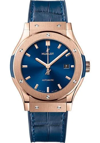 Hublot Classic Fusion King Gold Blue Watch