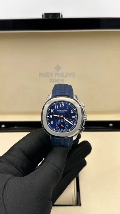 Patek Philippe Aquanaut 5168G-001 Blue Embossed Dial