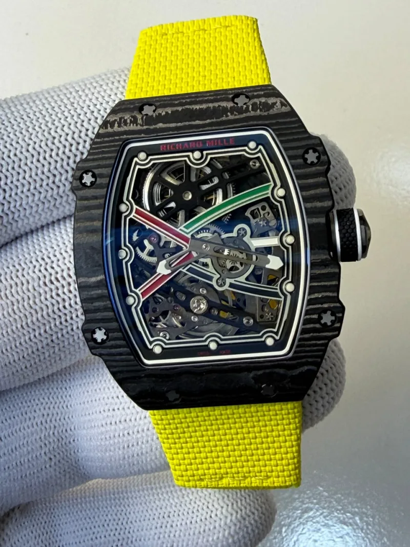 Richard Mille RM67-02 Yellow Strap Super Clone in Dubai