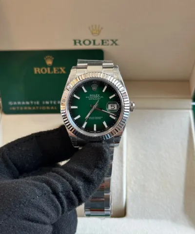 Rolex Datejust 36 Green Palm