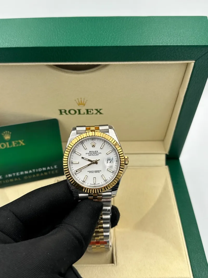 Rolex Datejust 41 41mm White Jubilee