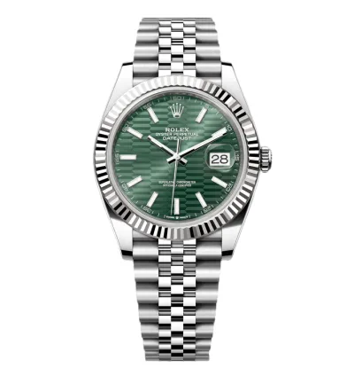 Rolex DateJust 41mm Green Dial