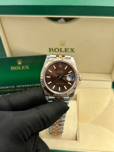 Rolex Datejust 41mm, Index Dial Watch