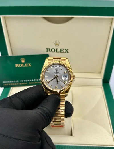 Rolex Day Date Gold White Replica