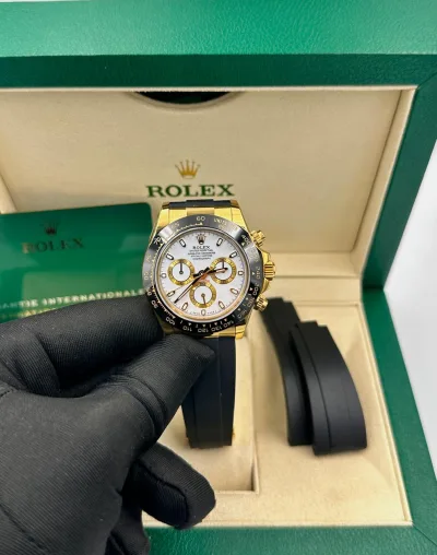 Rolex Daytona White Rubber Strap