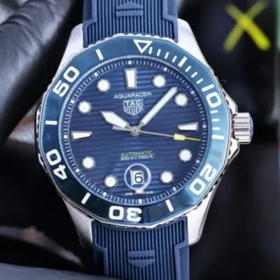 TAG Heuer Aquaracer 300M Professional 300 Blue Dial Steel Mens Watch