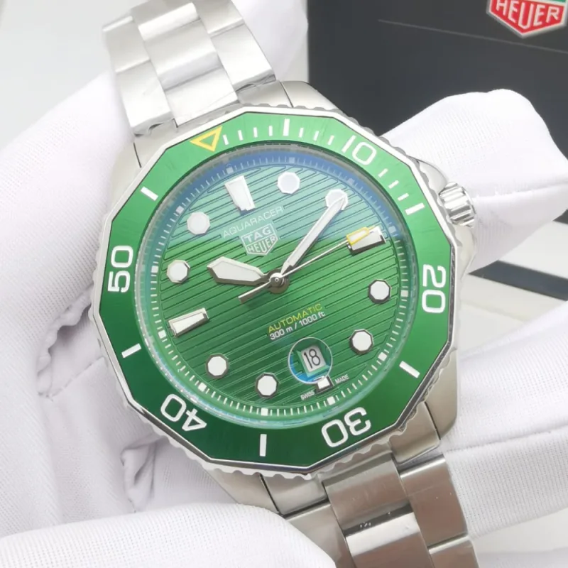 Tag Heuer Aquaracer Green Dial Master Quality Automatic Mens Watch