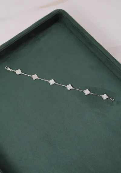 Van Cleef White Bracelet