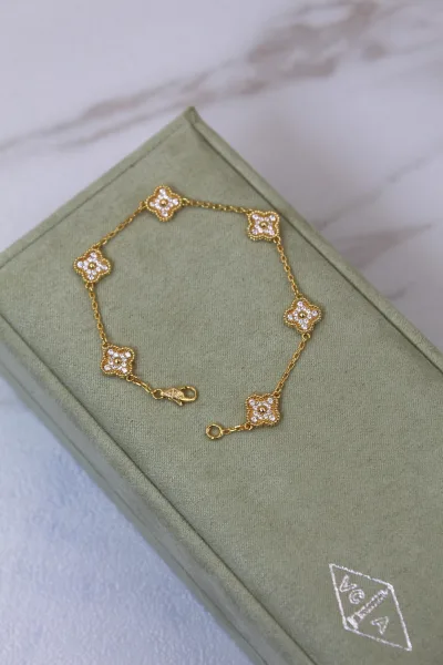 Van Cleef Vintage Alhambra Rose Gold Bracelet