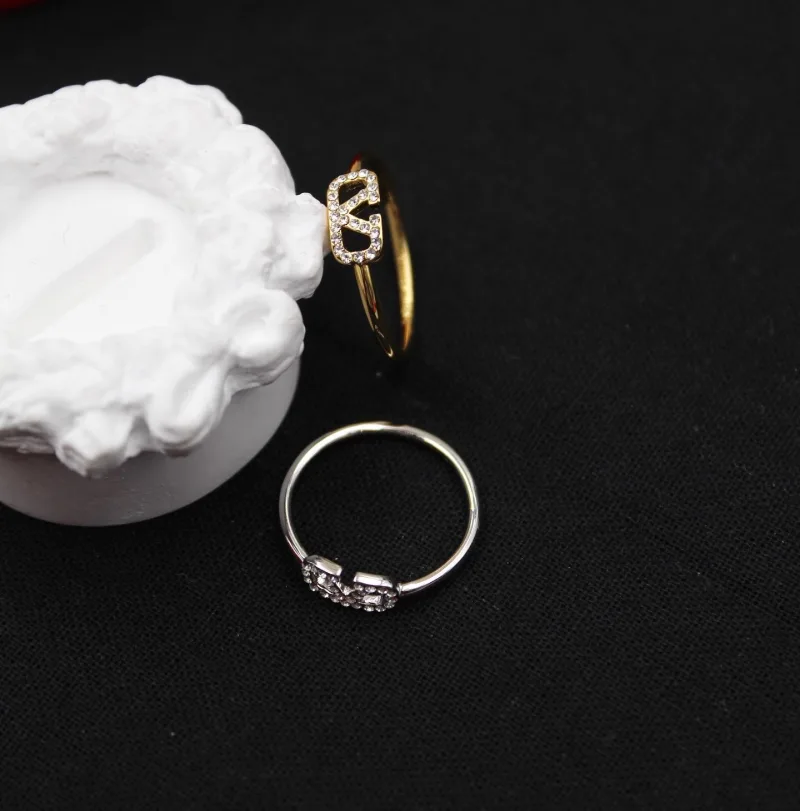 Valentino V-Logo Signature Crystal Ring