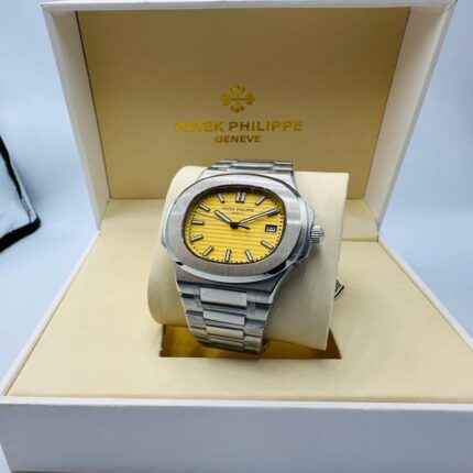 Patek-Philippe-Nautilus-5711-H8F-SS-Yellow-Dial-scaled