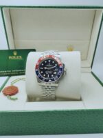 Rolex GMT Master II Pepsi Oyster Stainless Steel Watch