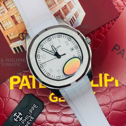 Patek Philippe Aquanaut Silver White Swiss Automatic Watch