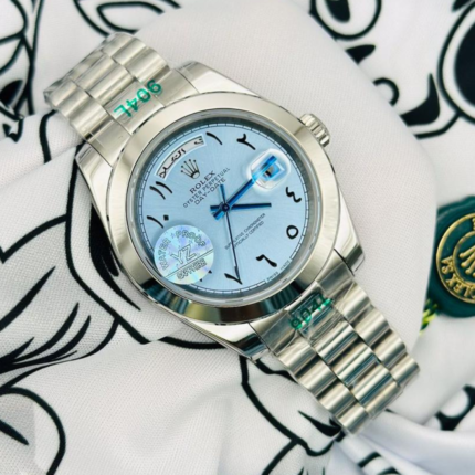Rolex Day-Date 40 Platinum Arabic Watch 228206