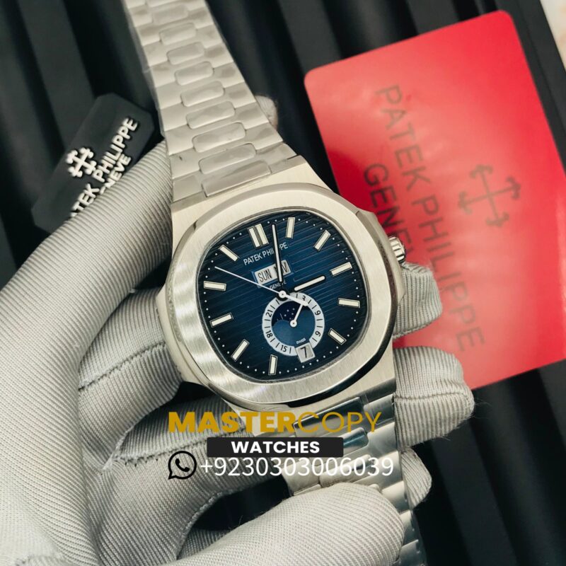 Patek Philippe Blue Stainless Steel Nautilus 5726/1A-014