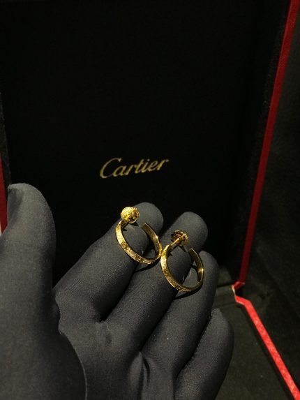Cartier Gold Hoop Earrings Repplica