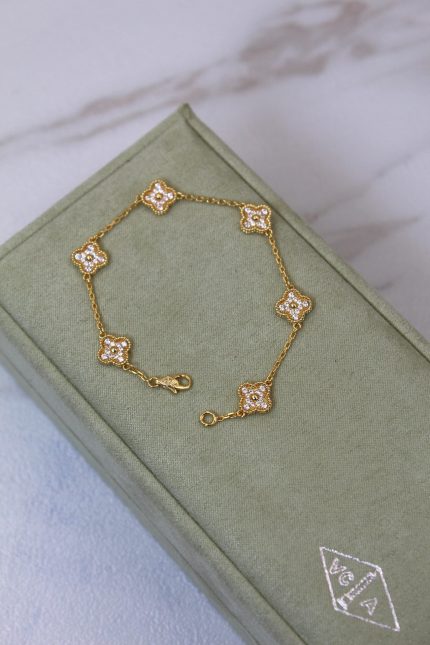 Van Cleef Vintage Alhambra Rose Gold Bracelet